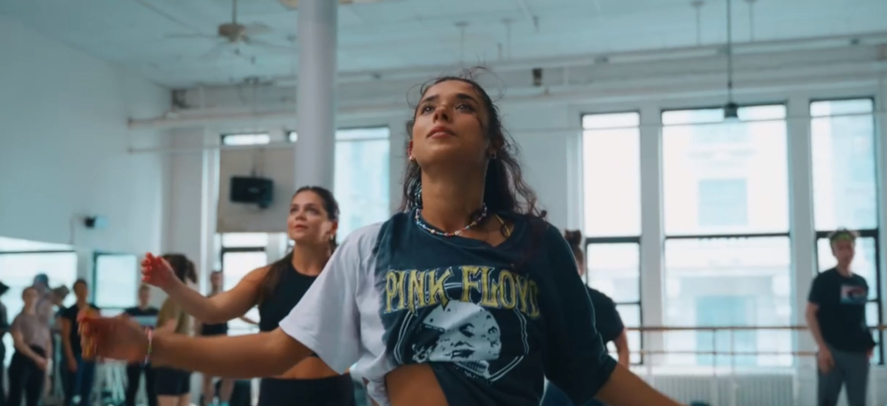 Valentina Guedez Delgado at the Katie Drablos`s contemporary dance class, Steps on Broadway, NYC, July 2023